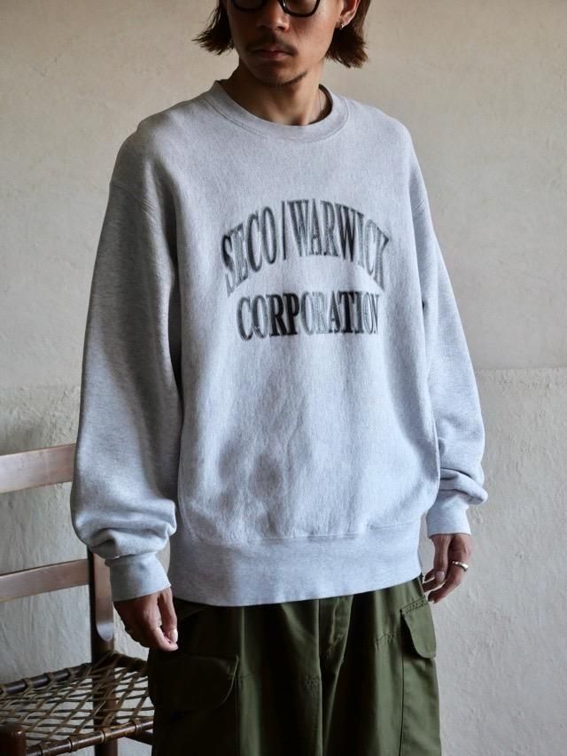 1990s Lee Reverse Weave Type Printed Sweater