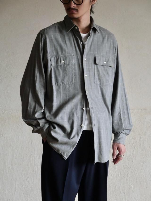 1990's Polo by Ralph Lauren "BENFORD"
Two-Ply Cotton Check Shirt