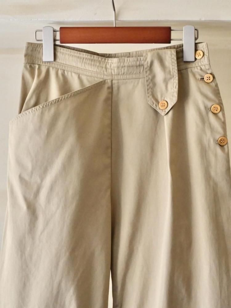 1980~90's MaxMara Cotton Dress Chino Pants