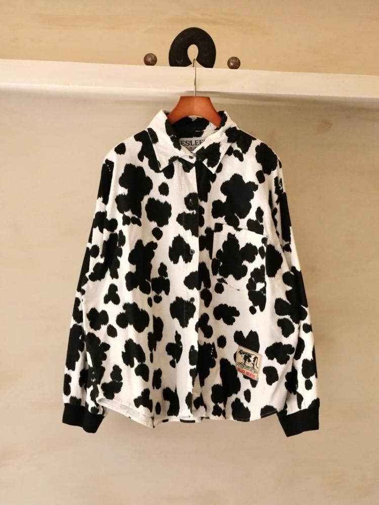 1990's ESLEEP Chamois Cloth Shirt "Holstein"