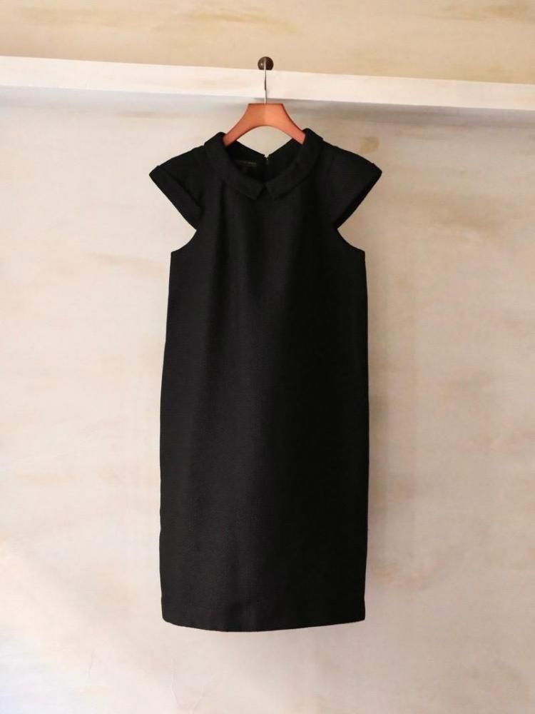 BURBERRY "Silk&Cotton" Black Dress