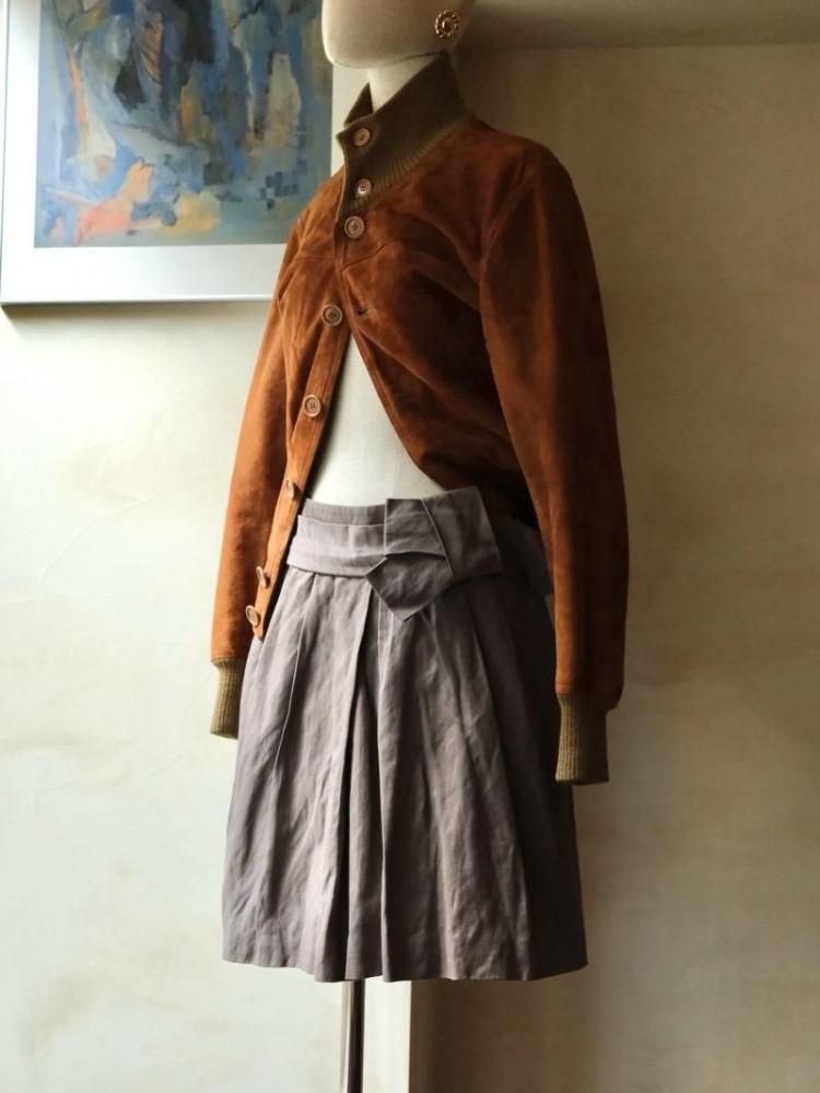MARNI Cotton & "Metal" Skirt