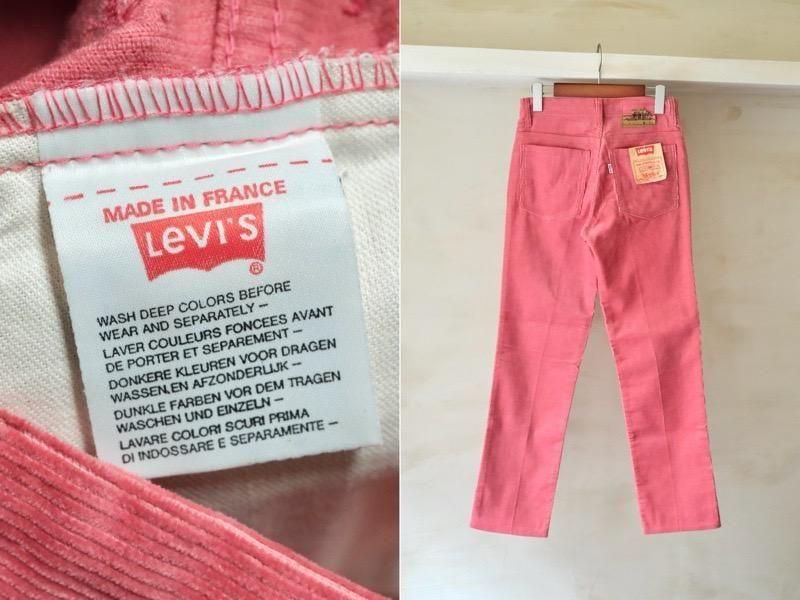 ڥեԥ󥯡DEADSTOCK 1980's Euro Levi's Corduroy Pants 