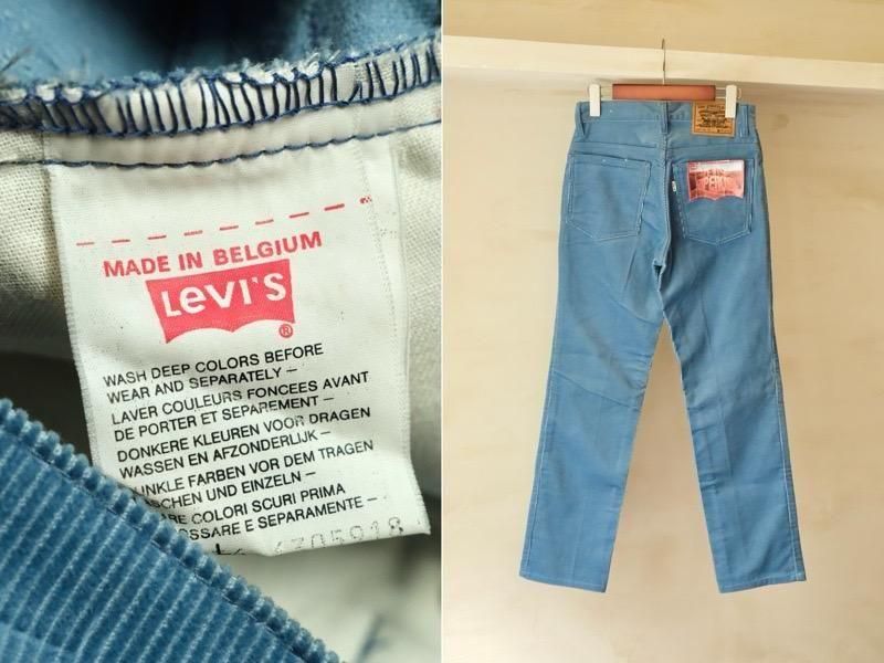 ڥ٥륮֥롼DEADSTOCK 1980's Euro Levi's Corduroy Pants 