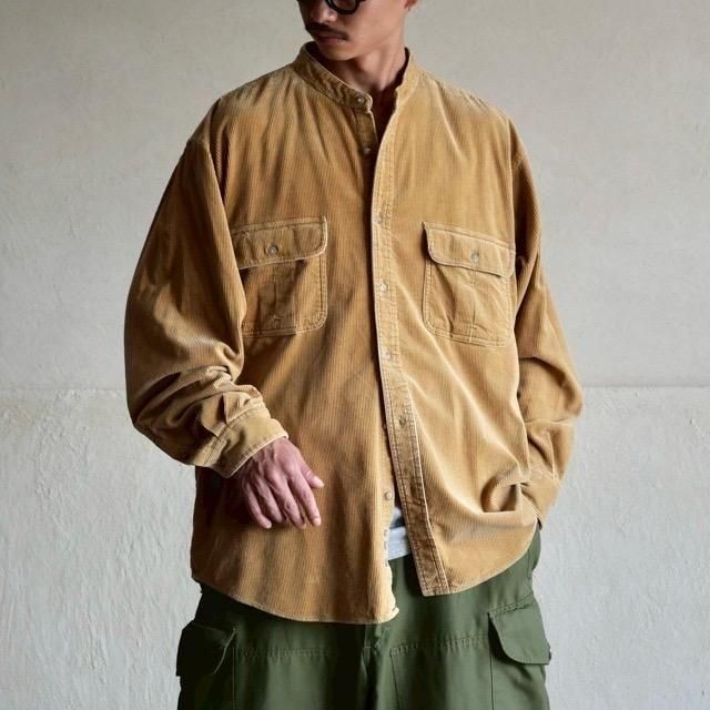 1990~00's Eddie Bauer Good Corduroy Shirt Mustard