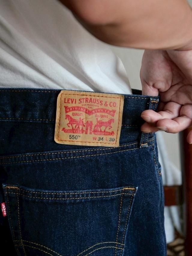 Levi's550 Indigo Denim Pants 3430