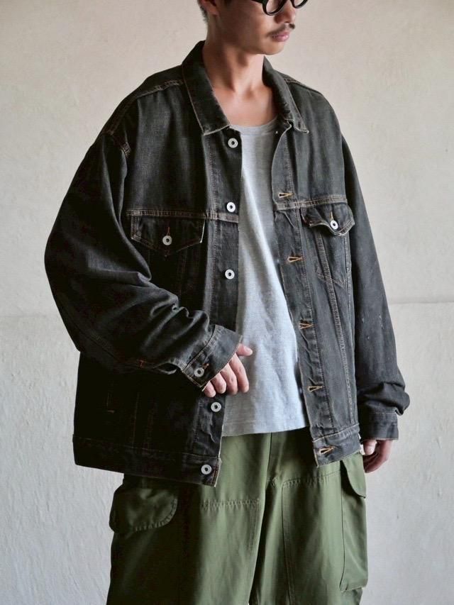 1990's Levi's 70507 BLACK Denim Trucker Jacket