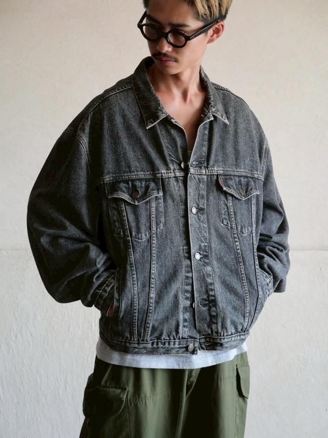 1990's Levi's 70503 BLACK Denim Trucker Jacket