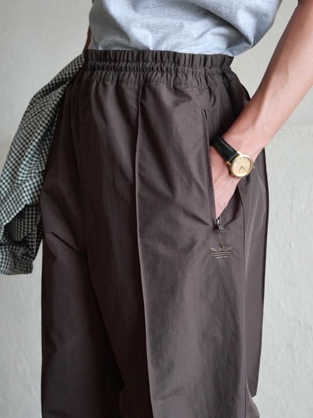 adidas Brown Nylon Track Trousers