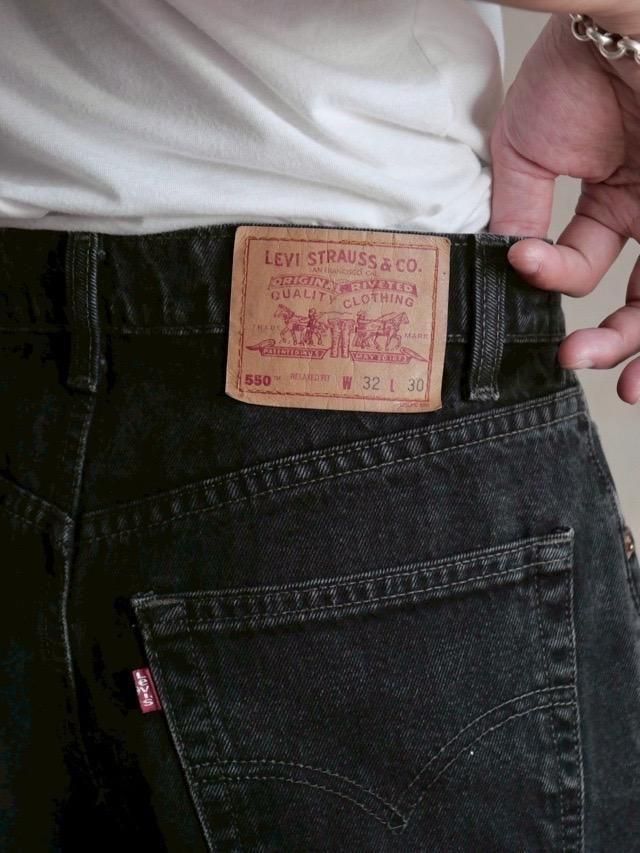 1998's Levi's 550 BLACK "Made in Canada"