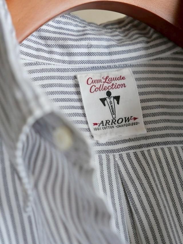 1960's Vintage Arrow Cotton Oxford Stripe Shirt