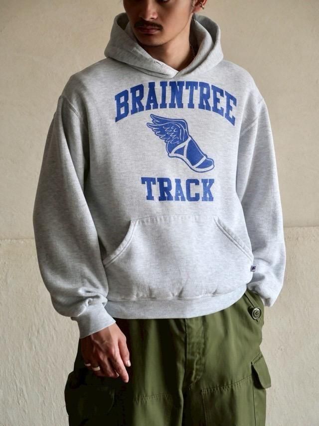 1990's Russell Printed Sweat Parka "Track"