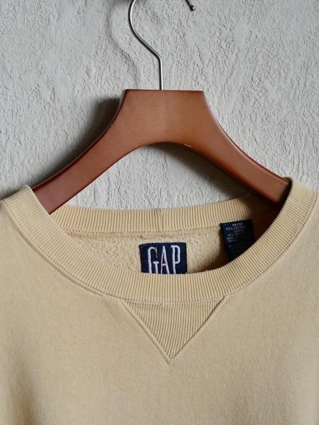 1990's GAP Sweat "Fade Lemon"