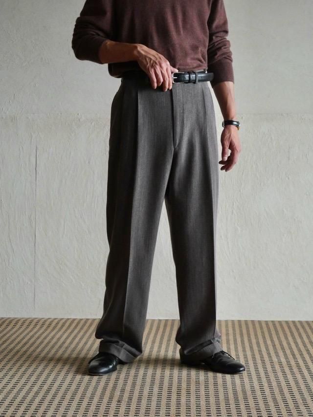 1990s Vintage Biella Collezioni 2Tucks Trousers