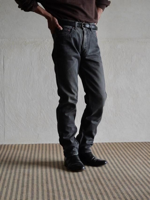 Levi's 611 Black Denim Pantsw.78 / Made in SPAIN&#127466;&#127480;