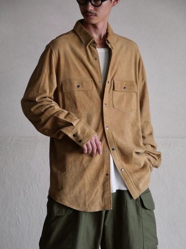 00's BANANA REPUBLIC Nubuck Shirt