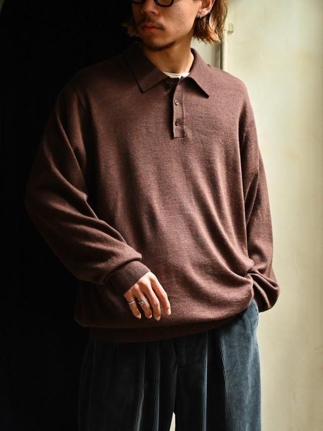 1990~00's J.S.A. BANK Knit Polo Shirt