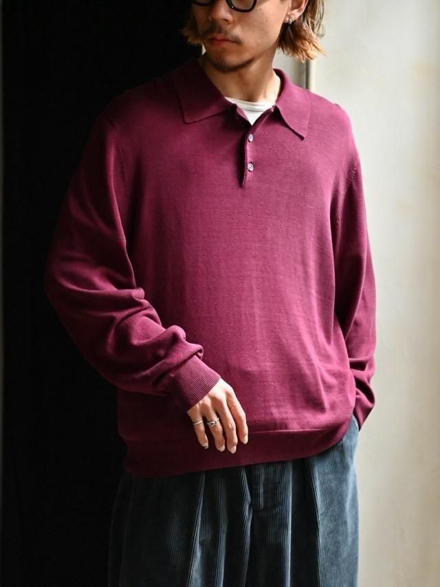 1990~00's J.S.A. BANK Knit Polo Shirt