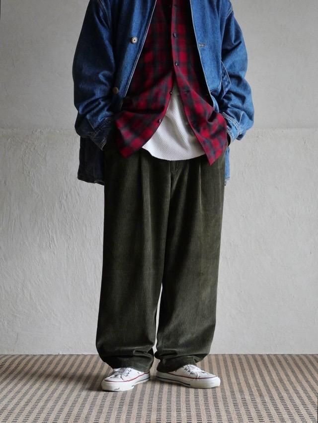 1990~00's HARRY ROSEN Sports Corduroy Wide Pants