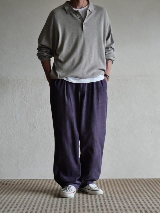 1990~00's Ralph Lauren Corduroy Wide Pants