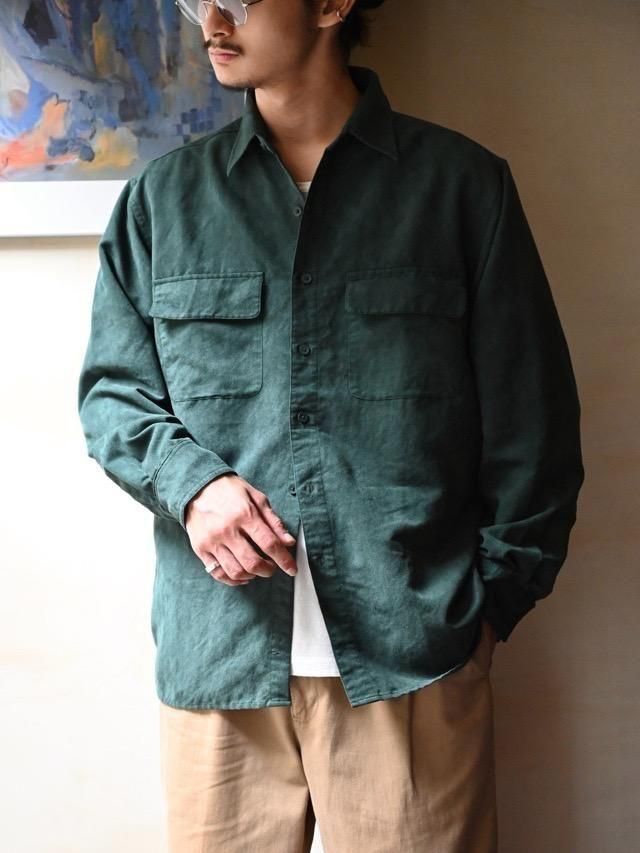 1990~00's GEGRGE Artificial Suede Shirt
