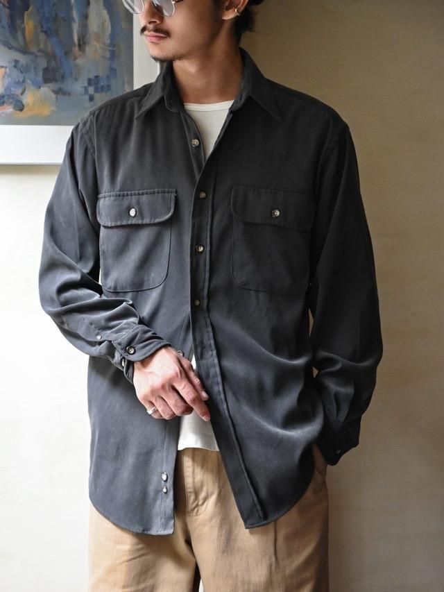 1990~00's St.JOHN'S BAY Artificial Suede Shirt