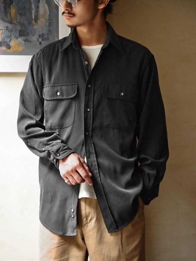 1990~00's GEGRGE Artificial Suede Shirt