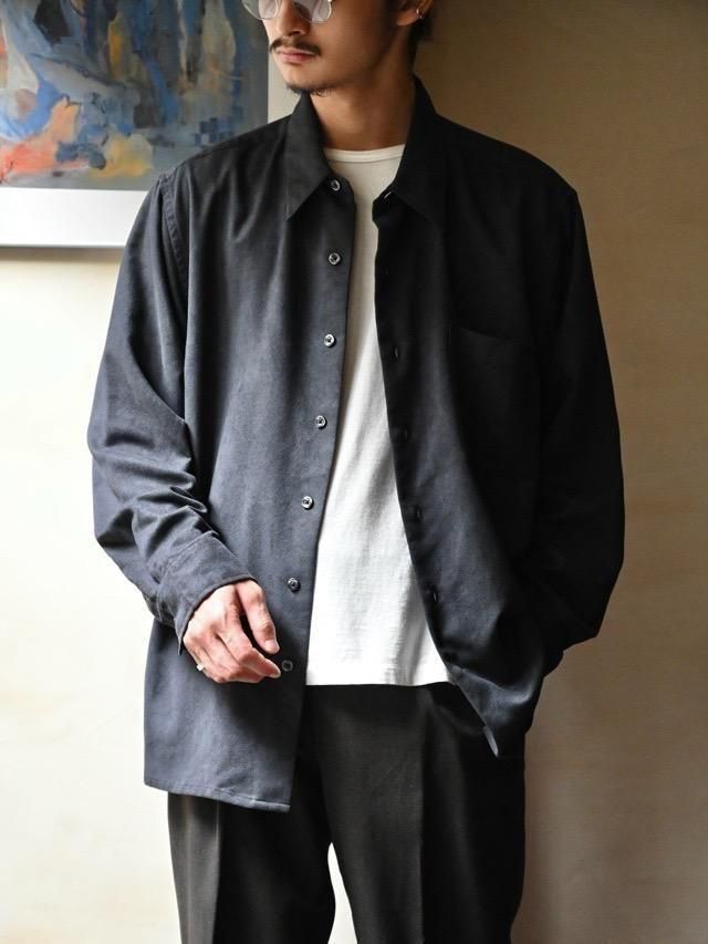 1990~00's J.Ferrar Artificial Suede Shirt