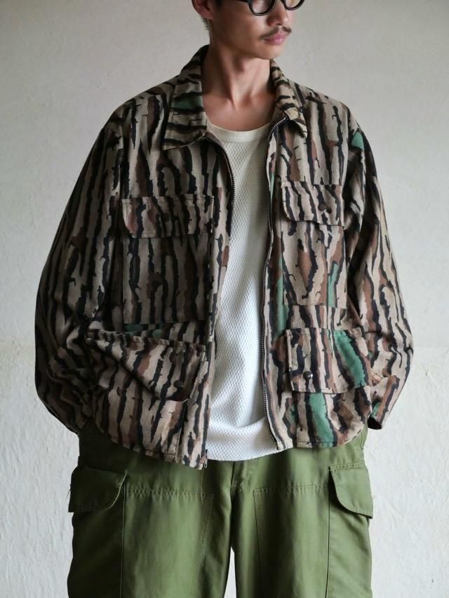1970's Duxbak Chamois Cross Camo Hunting Jacket