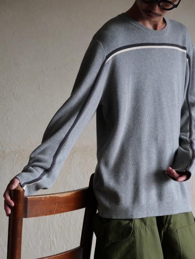 00s Calvin Klein Jeans Cotton Line Knit Sweater