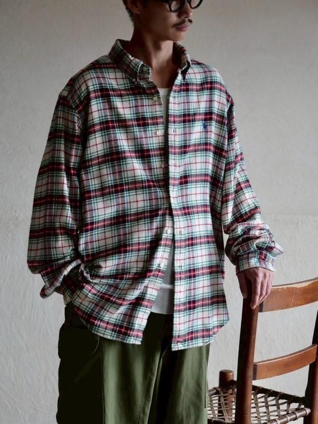 00s Ralph Lauren Cotton Flannel Check Shirt 