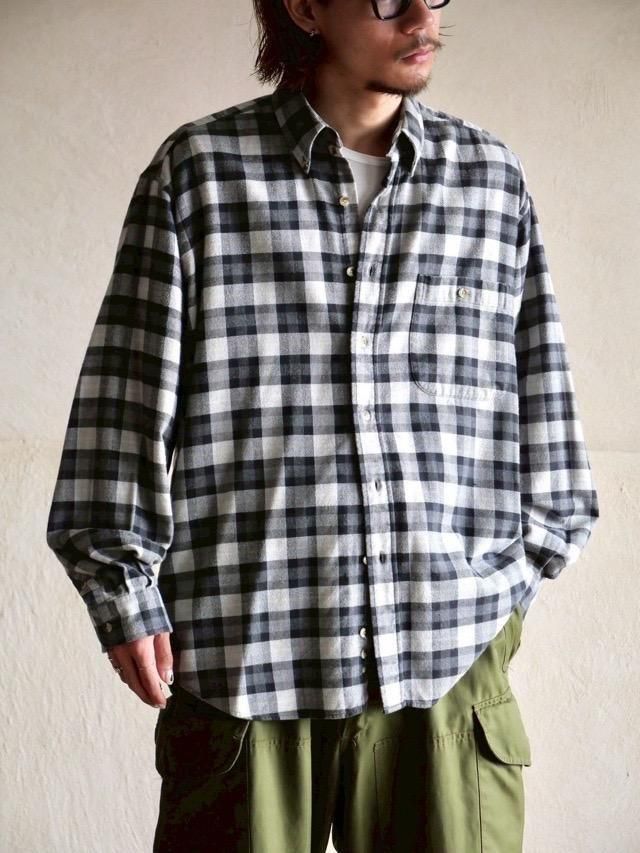 1990s Eddie Bauer Light Flannel Check Shirt