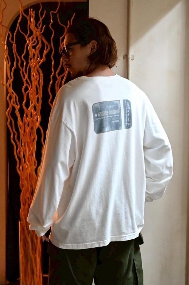 00's EddieBauer Cotton L/S T-shirt "Equipped"