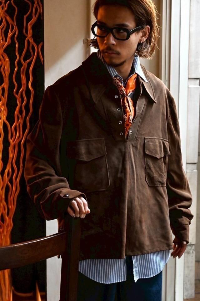 1970's Vintage Suede Pullover Jacket