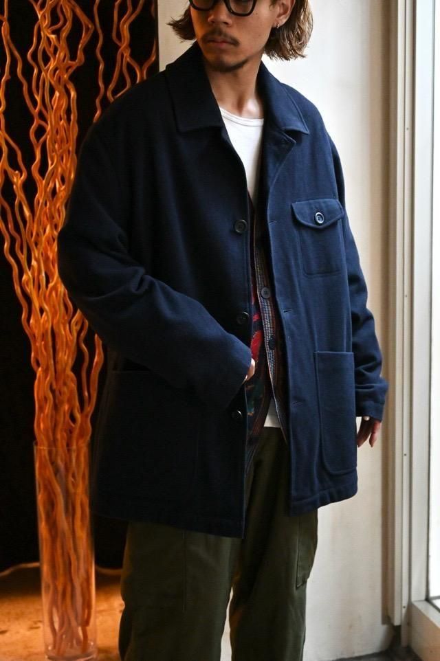 00's WoolCashmere Light Melton Half Coat