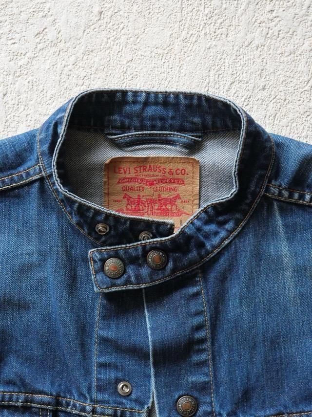00's Canada Levi's70550 Stand-collar Denim Tracker Jacket