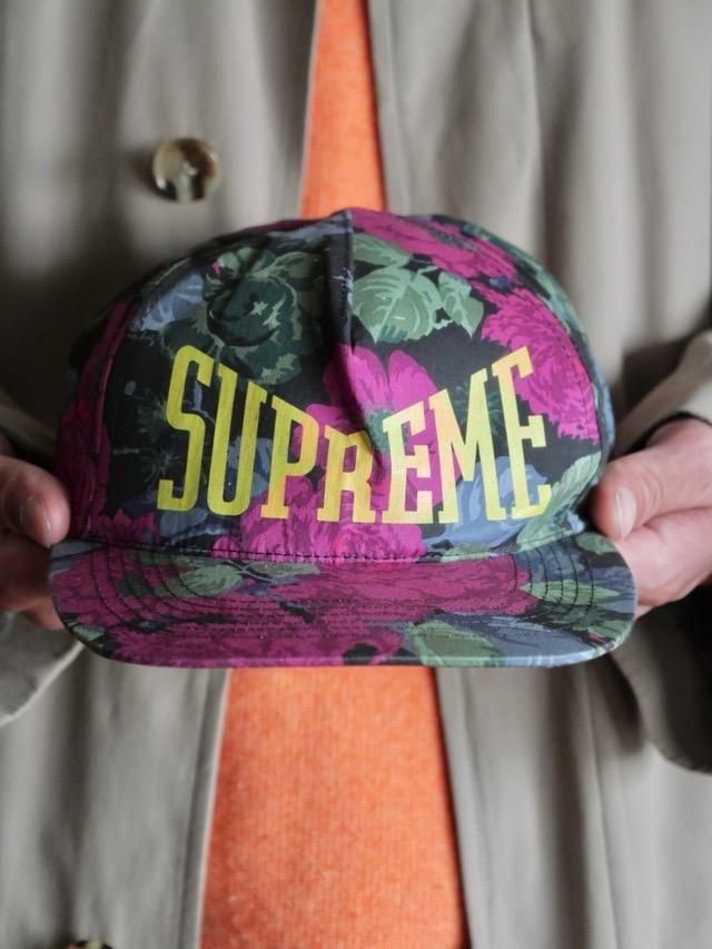 Supreme 18ss Floral 5-Panel Cotton Cap