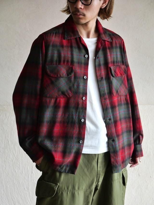 1960's Vintage PENDLETON Wool Board ShirtRed