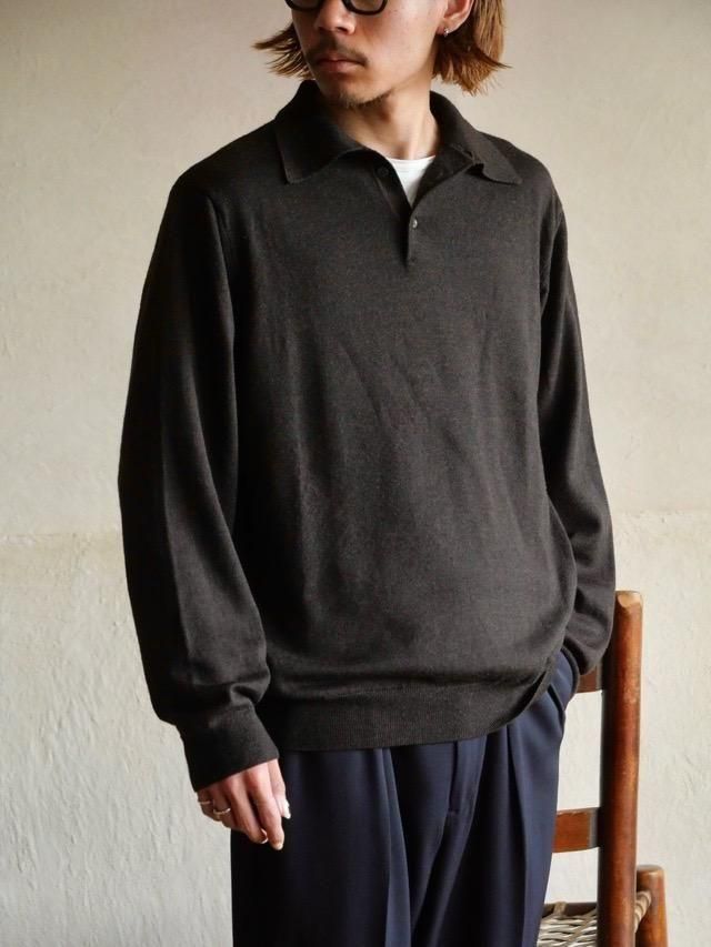 1990~00's Harry Rosen  Knit Polo Shirt