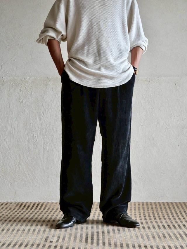 1990's PINE POINT Black Corduroy Pants