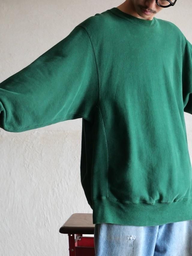1990's Lee Plain "REVERSE TYPE" Sweat Sweater, Made in U.S.A