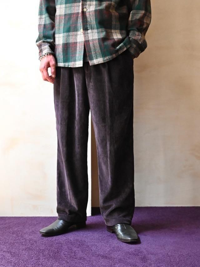 00's TOMMY HILFIGER Color Corduroy Pants, Dark Purple