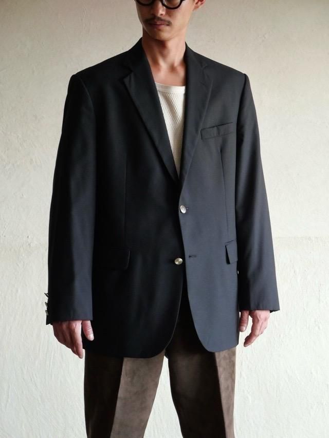 1970~80's Vintage Brooks Brothers "Loropiana Fabric" Navy Blazer
