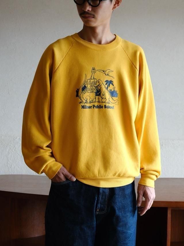 1980s F.O.T.L. Printed Sweat Sweater dinosaur