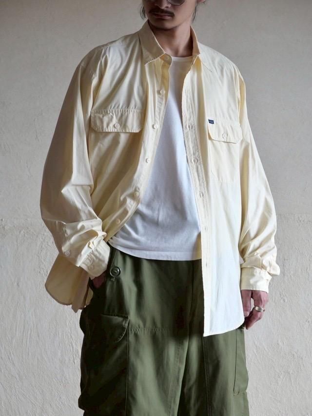 1990's Polo by Ralph Lauren "G.I.SHIRT"
Typewriter Cloth Work ShirtSize L