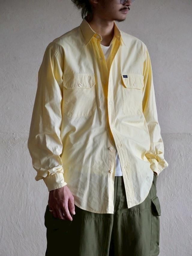 1990's Polo by Ralph Lauren "G.I.SHIRT"
Typewriter Cloth Work ShirtSize S