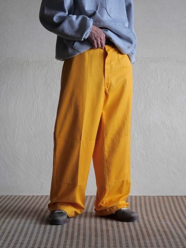 00's Dickies Double-Knee Work Pants Bright Yellow