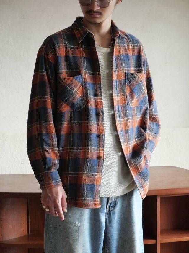 1990s St.John's Bay Cotton Flannel Check Shirt