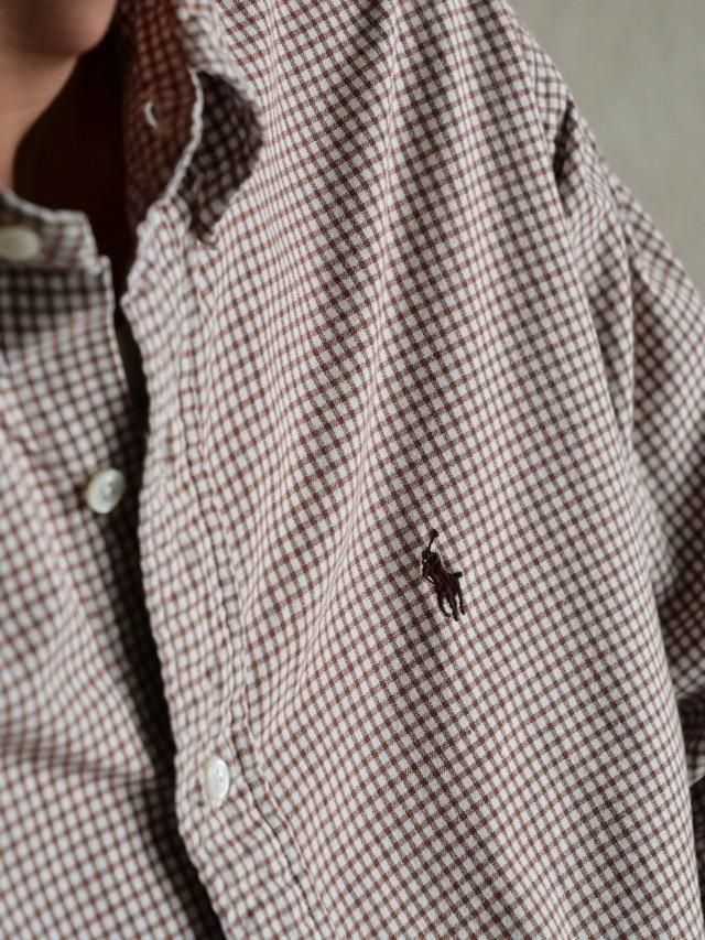 1990's Ralph Lauren Check B.D.Shirt