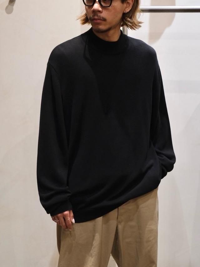 00's Croft&Barrow Black High-gauge Mock neck Sweater